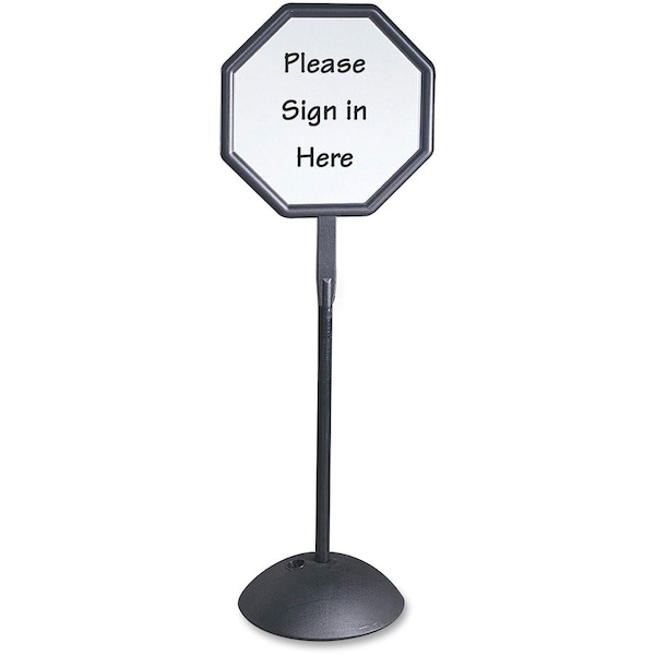 Safco Write Way Dual-sided Directional Sign, 22.5" W, 65" H, Steel SAF4118BL - main